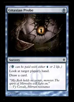 MTG Gitaxian Probe LP Light Play New Phyrexia [4335] - Image 1