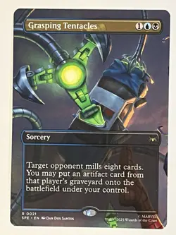 Grasping Tentacles Borderless Marvel's Spider-Man: Eternal-Legal Non-Foil MTG NM - Image 1