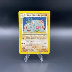 Pokemon TCG Light Machoke Neo Destiny 49/105 Regular LP. - Image 1