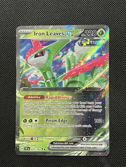 Pokemon Temporal Forces - Iron Leaves Ex - 025/162 - Full Art - M/NM - Image 2