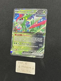 Pokemon Temporal Forces - Iron Leaves Ex - 025/162 - Full Art - M/NM - Image 4