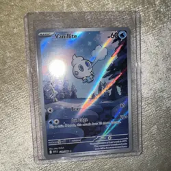 Vanillite 111/086 IR Pokemon TCG White Flare Illustration Rare Holo English NM - Image 1