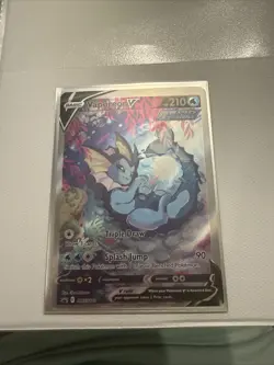 Pokemon TCG Vaporeon V Rapid Strike SWSH181 Promo Full Art Holo - Image 4