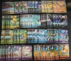 300 Lot V RR RRR Pokemon Chinese Gengar Umbreon Pikachu MEW Charizard A4 -SQ - Image 1
