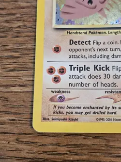 Pokemon TCG: Neo Discovery - Hitmontop 3/75 Holo Rare WOTC MP - Image 5
