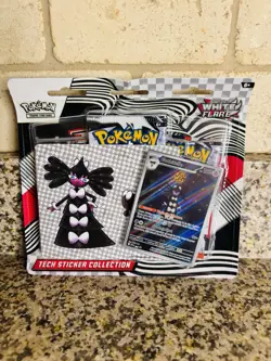 Pokemon TCG White Flare Tech Blister Collection 3 Packs - Factory Sealed - Image 1