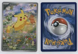 Pikachu (Paldea Adventure Chest) Holo Pokemon Scarlet & Violet Black Star Promo - Image 3