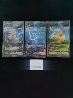 Pokemon Vapreon VMAX & Jolteon VMAX & Flareon VMAX Set Lots 3 CSHC S.Chinese - Image 1