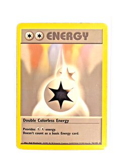 Double Colorless Energy 96/102 Uncommon POKEMON TCG Base Set Unlimited ENGLISH - Image 1