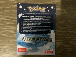 Pokemon Scarlet And Violet Serial Codes Shiny Koraidon or Miraidon UNSCRATCHED! - Image 2