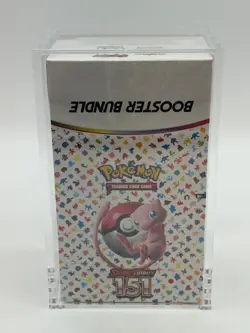 Pokemon TCG 151 Booster Bundle Display w/Acrylic Case - Image 1
