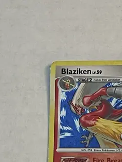 Pokemon TCG Blaziken lv.59 3/127 Platinum Base Set Holo Rare 2009 - Image 4