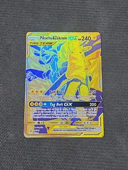 Pokemon Sun & Moon "Pikachu & Zekrom GX" SM248 / Black Star Promo / Near Mint - Image 1