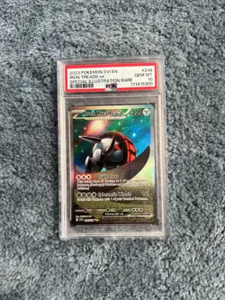 PSA 10 Gem Mint Iron Treads ex SIR Scarlet & Violet Base 248/198 Pokemon - Image 1