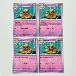 Pokemon TCG Playset - 4x Kadabra 055/132 Mega Evolution - NM - Image 1