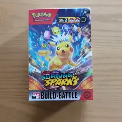 Pokemon TCG Surging Sparks Build & Battle Box. New Sealed In Hand Ships Fast - Image 1