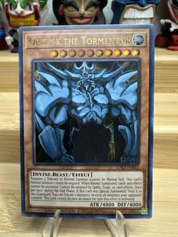 Yugioh Obelisk the Tormentor Holo LDK2-ENS02 Legendary Decks II Limited Edition - Image 1