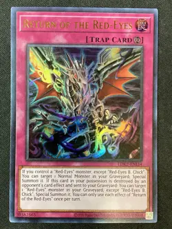 Yu-Gi-Oh TCG Legendary Decks II #LDK2-ENJ34 Return of the Red-Eyes Ultra Rare LP - Image 1