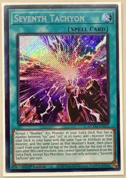Seventh Tachyon 1st Edition Secret Rare MZTM-EN016 Yu-Gi-Oh! - Image 1