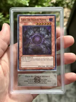 Yu-Gi-Oh! Caius the Shadow Monarch TU03-EN000 Ultimate Rare ARS 9 POP 1 - Image 1