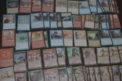 MTG 100x apocalypse planeshift green gold border magic card lot MP - Image 1