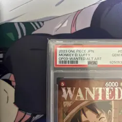 One Piece Card Luffy PSA10 Special Wanted Poster Mighty Enemies Promo - Image 2