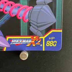 Mega MAN X Card 53 Strike Chain CAPCOM BANDAI JAPAN Japanese 1993 Rockman - Image 5