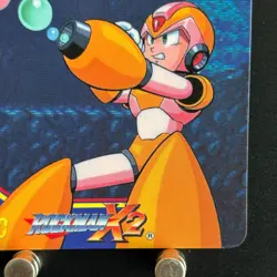 Mega MAN X Card 49 Bubble Splash CAPCOM BANDAI JAPAN Japanese 1993 Rockman - Image 4