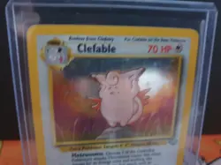 Clefable 1/64 Pokemon Card Jungle Holo WOTC 1999 LP Rare - Image 3