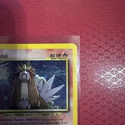 Pokemon Entei Neo Revelation TCG Holo Unlimited Rare Card 6/64 NM Condition - Image 3