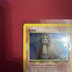 Pokemon Entei Neo Revelation TCG Holo Unlimited Rare Card 6/64 NM Condition - Image 4