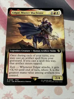 Edgar, Master Machinist - FIC #169 | NORMAL | NM | MTG | EXTENDED ART - Image 1