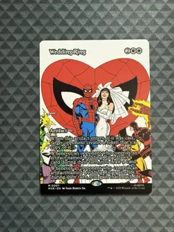 MTG Wedding Ring #0007 Borderless Mythic Marvel Eternal-Legal (MAR) - Image 1