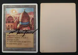 MTG Chronicles CITY OF BRASS Artist Proof WOW not arabian nights - Image 1