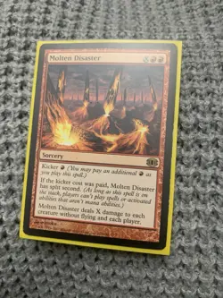 Molten Disaster - Modern Masters (MMA) MTG VTG #123 Sorcery Sleeved - Image 1