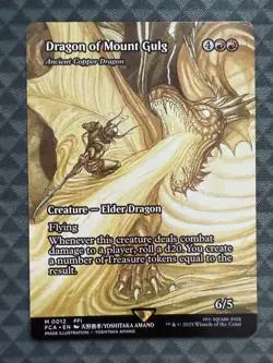 MTG Dragon of Mount Gulg #0012 Showcase M FINAL FANTASY: Through the Ages (FCA) - Image 2