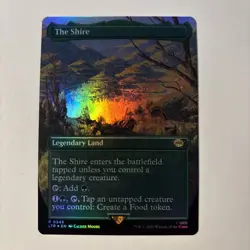 MTG The Shire *BORDERLESS FOIL* The Lord of the Rings 345 Pack Fresh - Image 1