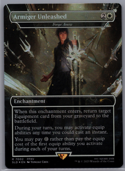 Armiger Unleashed - Forge Anew (Rainbow Foil) -Foil Near Mint MTG Secret Lair - Image 1