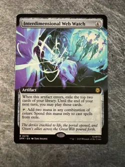 Interdimensional Web Watch (Extended Art) Marvel's Spider-Man Regular NM - MTG - Image 1