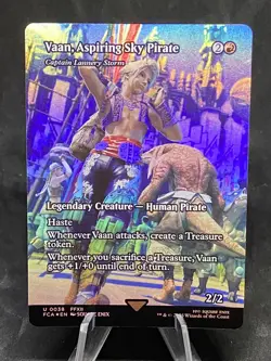MTG Magic Final Fantasy Vaan, Aspiring Sky Pirate - Captain Lannery Storm FOIL - Image 1