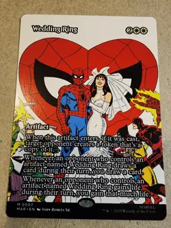 Wedding Ring - #07 Regular (Borderless) Marvel Universe Eternal-Legal - Mtg - Image 1