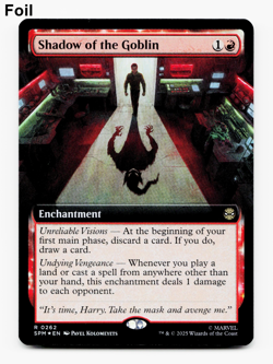Shadow of the Goblin (Extended Art) - FOIL - [Marvel's Spider-Man] MTG Magic 🔥 - Image 1