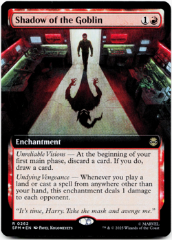 Shadow of the Goblin (Extended Art) - FOIL - [Marvel's Spider-Man] MTG Magic 🔥 - Image 3