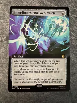 Interdimensional Web Watch (Extended Art) Marvel's Spider-Man Regular NM - MtG - Image 1