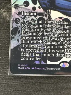 Comeuppance Borderless FOIL MTG Spider-Man NM-M 0001 - Image 2