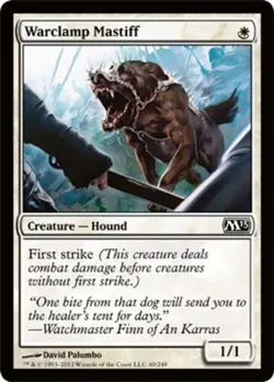 1 x Warclamp Mastiff - Foil - Magic 2013 - NM-Mint - MTG - Image 1