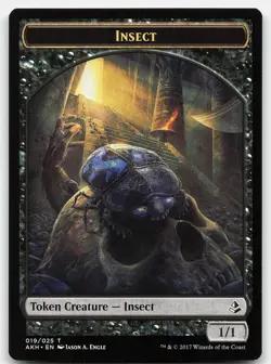 MTG Sacred Cat // Insect Double-Sided Token T Amonkhet 10 // 19 LP - Image 2