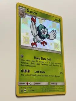 Dartrix Hidden Fates: Shiny Vault #SV3 (2017) Holo NM Pokemon - Image 2