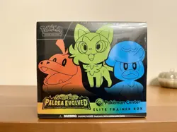 Pokemon Center EXCLUSIVE Paldea Evolved Elite Trainer Box ETB SEALED - Image 1