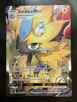 Pokemon Zeraora VMAX GG42/GG70 Crown Zenith: Galarian Gallery Holo (NM) - Image 1